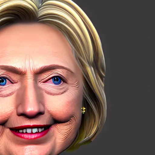 Image similar to how to 3 d model hillary clinton in blender tutorial