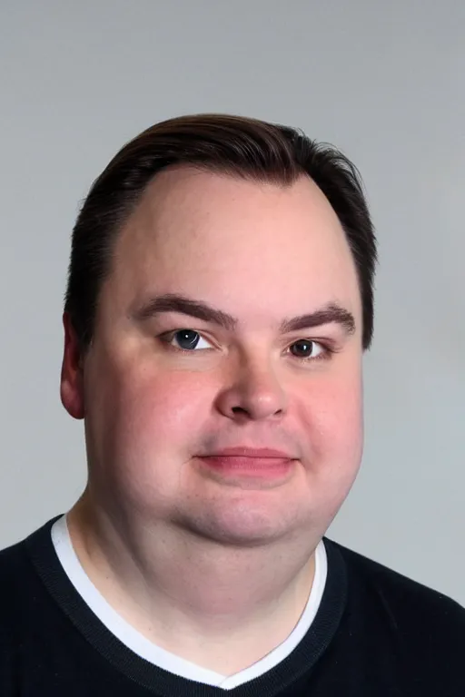 Image similar to rich evans, head and shoulders studio photo