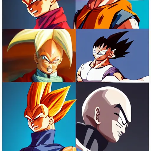 face icon stylized minimalist dragon ball gt, loftis