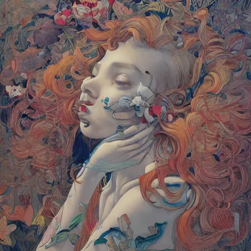 Image similar to by james jean,