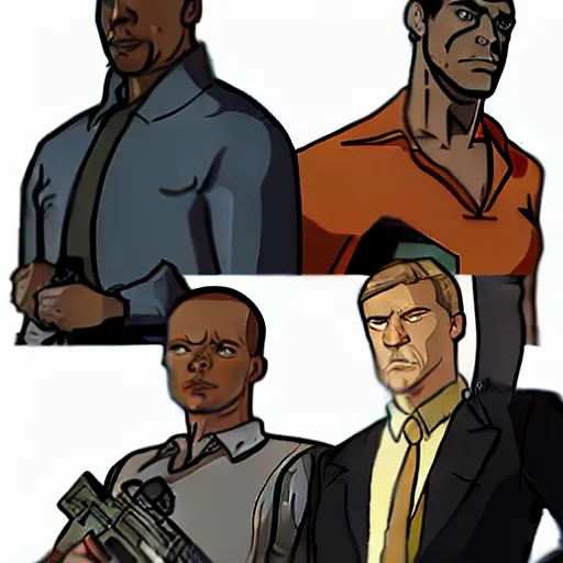 Prompt: FXX archer tv show character art