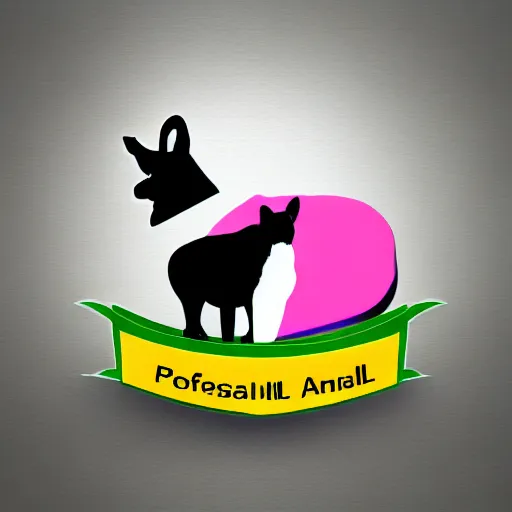 Image similar to professional digital art logo of an anaimal, no background, two tone colors