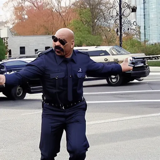 Image similar to FBI arresting Steve harvey