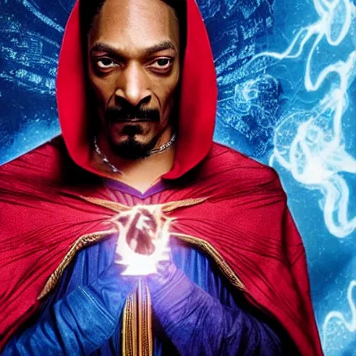 Image similar to snoop dogg as doctor strange, marvel cinematic universe, 2 k photo