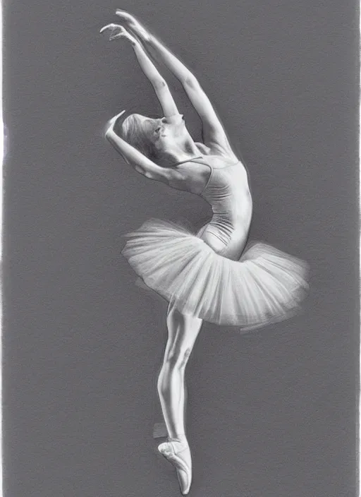 Image similar to gorgeous graceful graphite gesture drawing of a ballerina dancing through time and space, highly detailed, smooth, focus