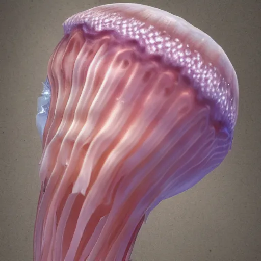 Prompt: jellyfish man hybrid, hyper realistic, 4 k photograph