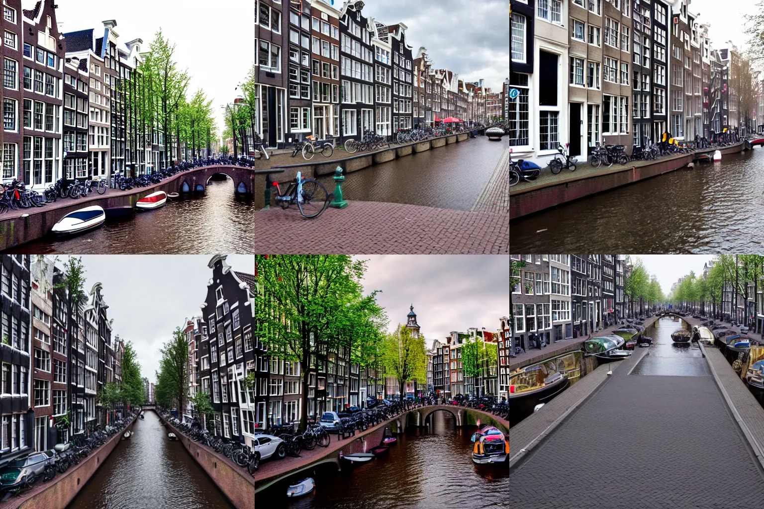 Prompt: a renissance of the streets of amsterdam