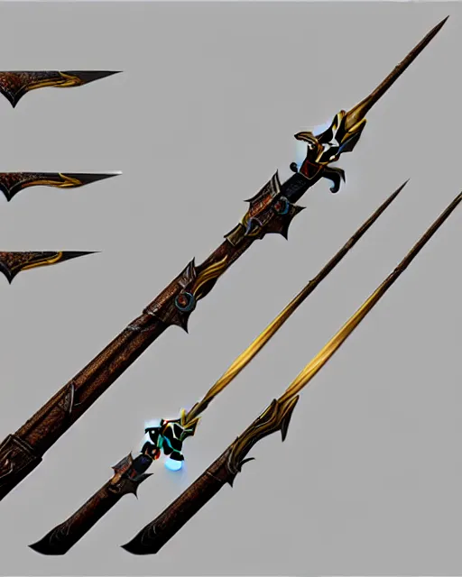 Image similar to realistic concept art of magic infused longbows weapon, mideival, detailed, 1 4 5 0, delicate, hyper realism, ultra realistic, 8 k