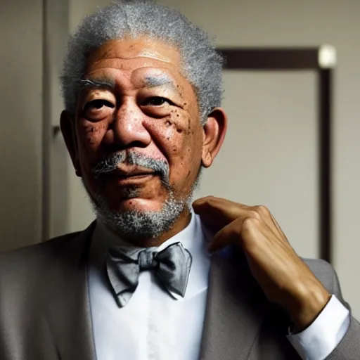 Prompt: asian morgan freeman, photo