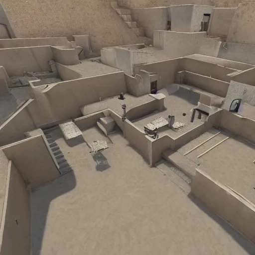 Image similar to map of Dust 2