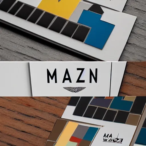 Image similar to high quality logo for an art studio called mazen works