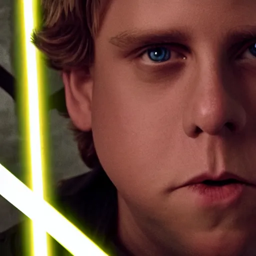 Image similar to jonah hill as luke skywalker in star wars episode 6, 8k resolution, full HD, cinematic lighting, award winning, anatomically correct