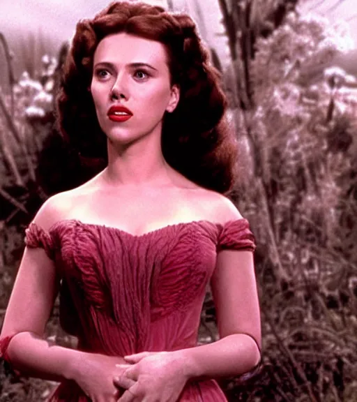 Image similar to Scarlett Johansson in Gone With the Wind