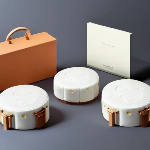 Image similar to jonathan ive dieter rams mooncake 🥮 handbag 👜 👝 packaging