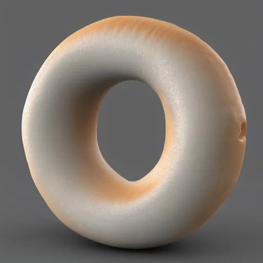Prompt: 3d model of donut made in blender 3d by andrew price