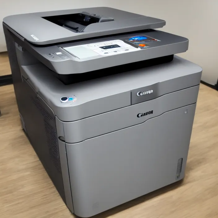 Image similar to a studio photo of the canon lbp - 8 1 0 laser printer