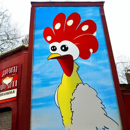 Prompt: Kentucky Flies Chicken