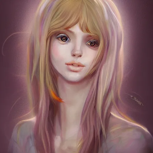 Image similar to beautiful and detailed portrait of a sylph. trending on artstation.