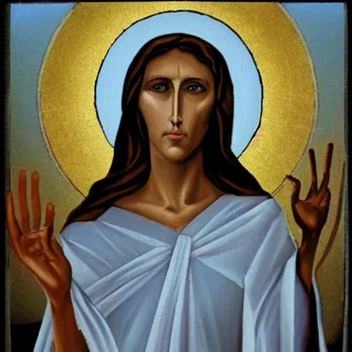 Image similar to woman jesus as a woman