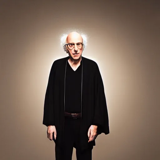 Prompt: larry david dressed like a wizard cinematic lighting 3 5 mm hdr 8 k