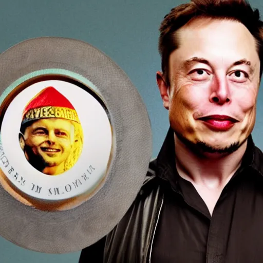 Image similar to elon musk with a sombrero, photo, full body, portrait