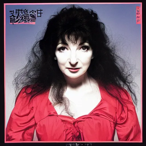 Image similar to kate bush, japanese record cover