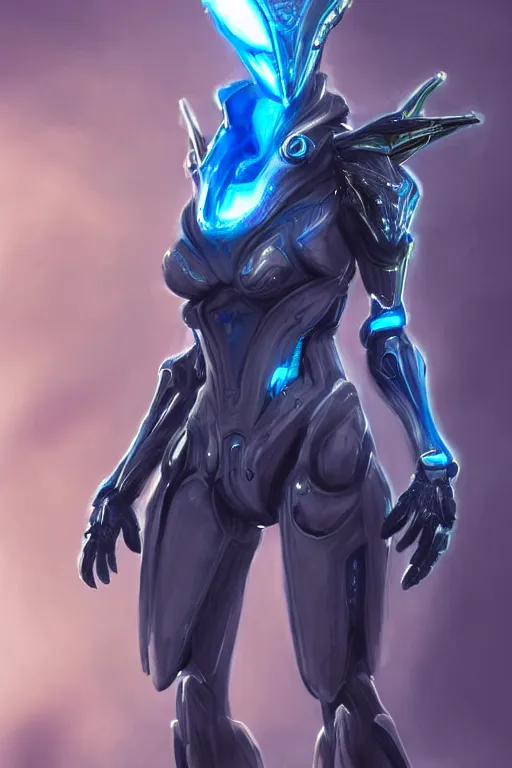 Image similar to intricate high detailed elegant beautiful stunning quality galactic giantess hot female warframe anthro mecha female dragon goddess, blue body, sleek metal ears, sleek eyes, smooth blue skin, sleek hold armor, bigger than galaxy, epic proportions, epic scale, epic size, warframe destiny, furry, dragon art, goddess, giantess, furaffinity, octane