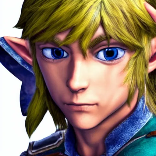 Image similar to stunning award winning hyperrealistic hdr 8 k highly detailed portrait photo of link ( the legend of zelda ) as a real human