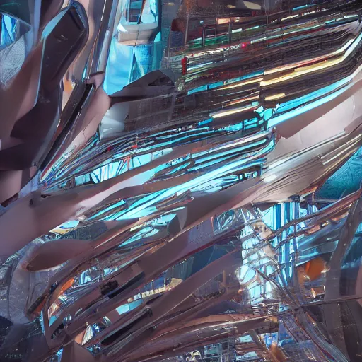 Image similar to sci-fi motherboard structure on the coronation of napoleon painting and digital billboard in the middle, unreal engine 5, keyshot, octane, artstation trending, ultra high detail, ultra realistic, cinematic, 8k, 16k, in style of zaha hadid, in style of nanospace Michael Menzelincev, in style of Lee SOUDER, colors in style of the Blade Runner 2049, in plastic, dark, tilt shift,