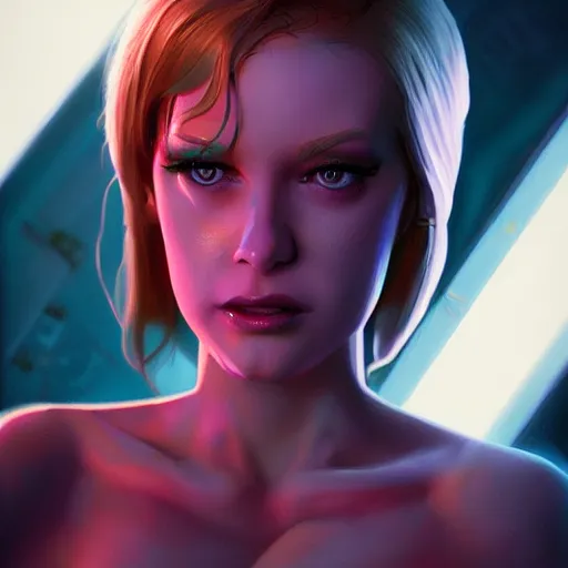 Image similar to holli from the movie cool world by ralph bakshi, fullbody, ultra high detailed, glowing lights, oil painting, greg rutkowski, charlie bowater, beeple, unreal 5, daz, hyperrealistic, octane render, rpg portrait, dynamic lighting, fantasy art, beautiful face