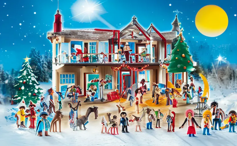 Image similar to playmobil 12-days-of-Christmas photograph