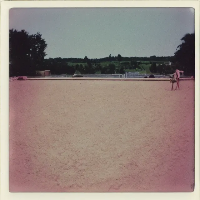 Prompt: polaroid photograph of ( ( ( ( ( ( ( ( balatonfured, a resort town in veszprem county, in hungary ) ) ) ) ) ) ) ), summer, july of 1 9 8 0