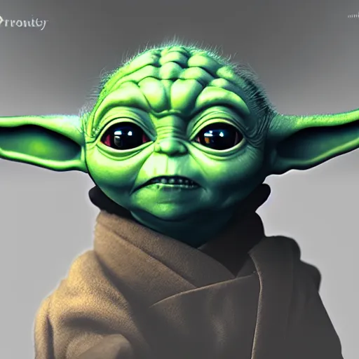Prompt: Baby Yoda, portrait, fantasy, medieval, vivid colors, elegant, concept art, sharp focus, digital art, Hyper-realistic, 4K, Unreal Engine, Highly Detailed, HD, Dramatic Lighting by Brom, trending on Artstation