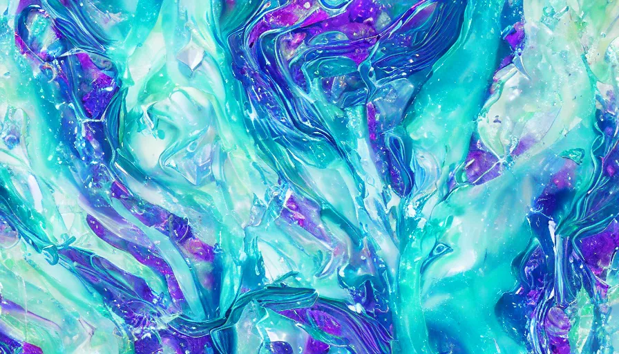 Image similar to imploorchid collapparticles exploding crystal, dolphin orchid accidents projections generative tiffany, dissoldissolglaze カpaint melting, vomyogurt dreamy painting experiments generative, �orchid fluid experiments yoghurt abstractart, sculpted bandcamp nebula watercolour experiments, aquatic generative photographic corrupyoghurt paintings, blizzsculpted digitally crystal abstractart, oblivion marlins liquid crystal yogurt abstractart, aquatic glitch marble dreamy watercolour visualization