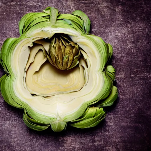 Prompt: walter white eating artichoke, photography,