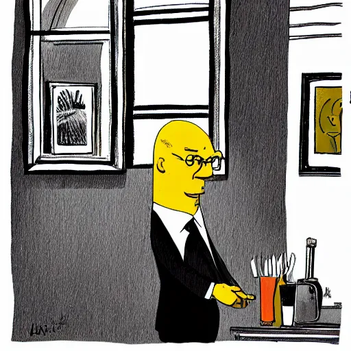 Image similar to new yorker cartoon of a lemon