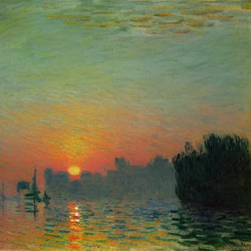 impression sunrise 1 8 7 2 claude monet Stable Diffusion