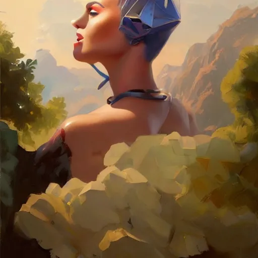 Image similar to katy perry, organic painting, matte painting, bold shapes, hard edges, aesthetic octane render, unreal engine, trending on artstation, by greg manchess, huang guangjian, gil elvgren, sachin teng, greg rutkowski, magali villeneuve, artgerm, jeremy lipkin, michael garmash and, rey