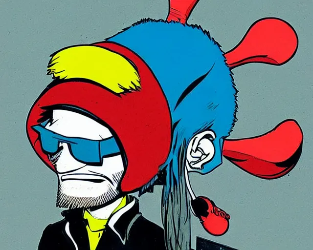 Image similar to jamie hewlett