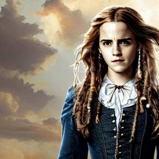 Image similar to emma watson as hermione granger in pirates of the caribbean