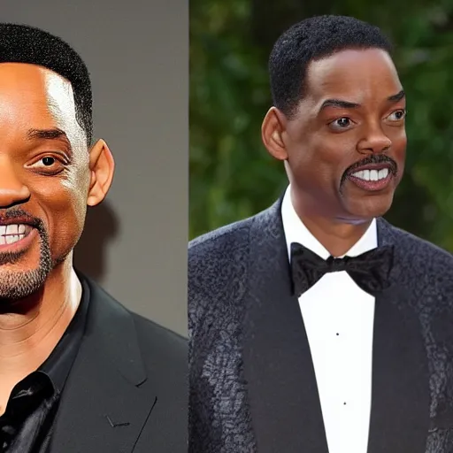 Prompt: will smith as chris rock