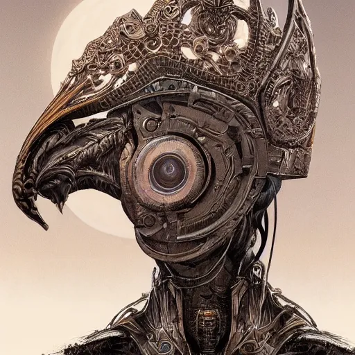 Image similar to Very very very very highly detailed epic photo of face with venetian mask, intricate, dystopian, sci-fi, extremely detailed, digital painting, artstation, concept art, smooth, sharp focus, illustration, intimidating lighting, incredible art by Artgerm and Vincent di Fate