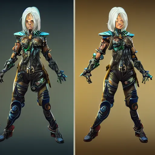 Image similar to female earth mage, high quality character design, action pose : : spotlight, biopunk, forestpunk, high detail, 1 6 k, oled, shadows, reflections, digital art