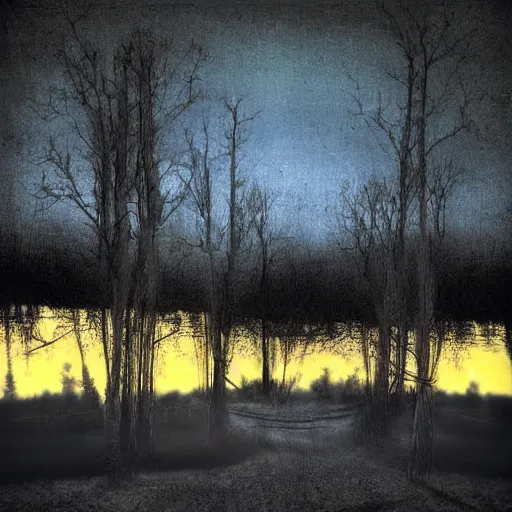 Days Are Dark out in the holler surreal digital art | Stable Diffusion ...