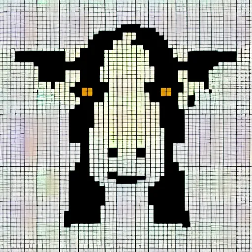 16x16 pixel art of a cow | Stable Diffusion | OpenArt