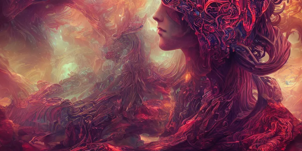 Image similar to dreamscape, ross tran, vivid colors, anatomical, highly detailed sculpture, intricate detailed, ommatidia, 8 k, cinematic atmosphere, post - processing