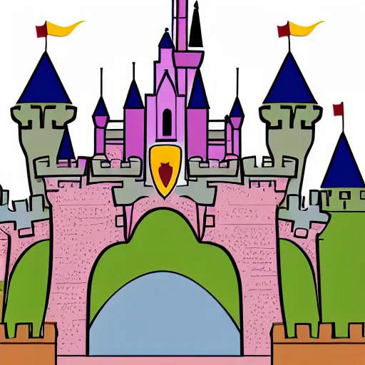 Image similar to sleeping beauty castle vector h 6 4 0