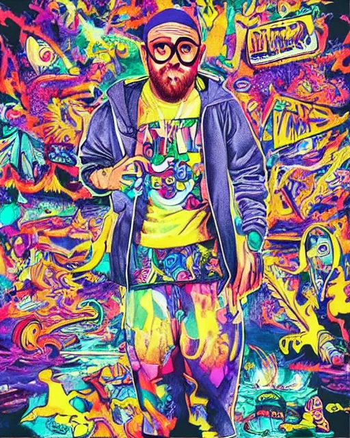 Image similar to mac miller, lsd trip, by john keebs lee, pittsburgh, blue slide park, good vibes, peace, love, 4 2 0, don't trip, swimming in circles, highly detailed