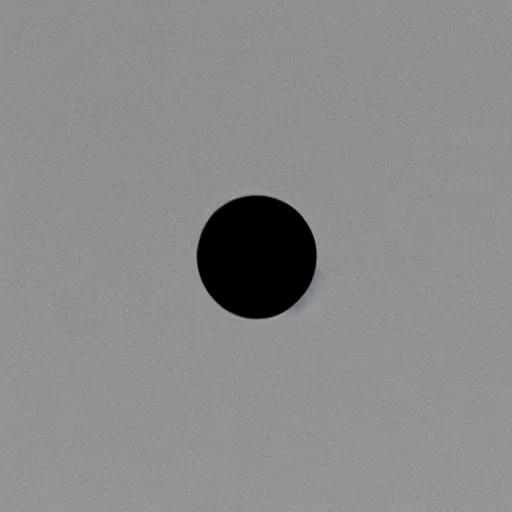 Image similar to a black dot in the sky, liminal space