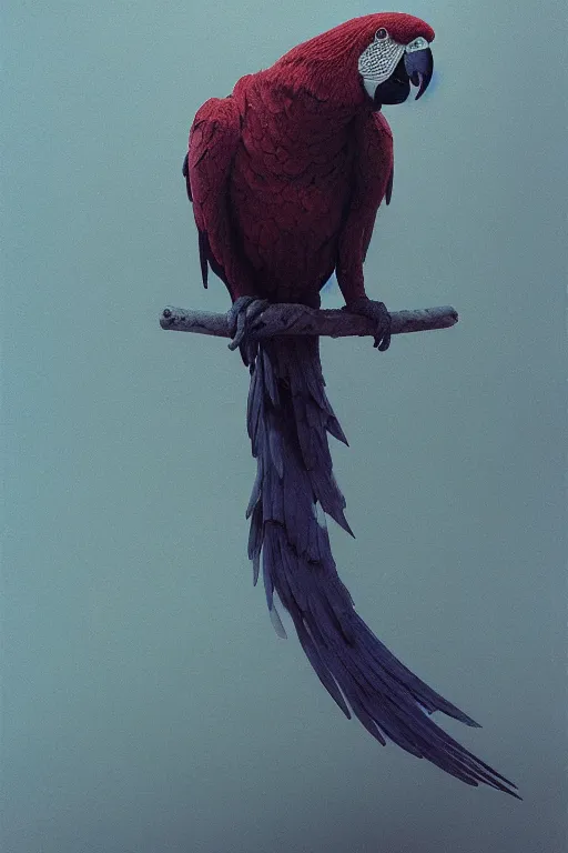 Prompt: An stochastic parrot, ethereal, extremely high detail, photorealistic, cinematic lighting, artstation, octane render, art by Zdzisław Beksiński